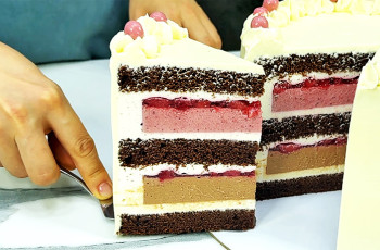 Шоколадно-клубничный торт «Красная шапочка»