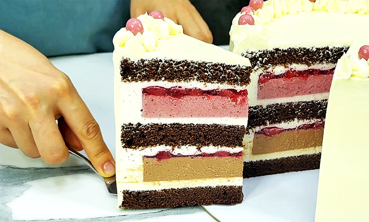 Шоколадно-клубничный торт «Красная шапочка»