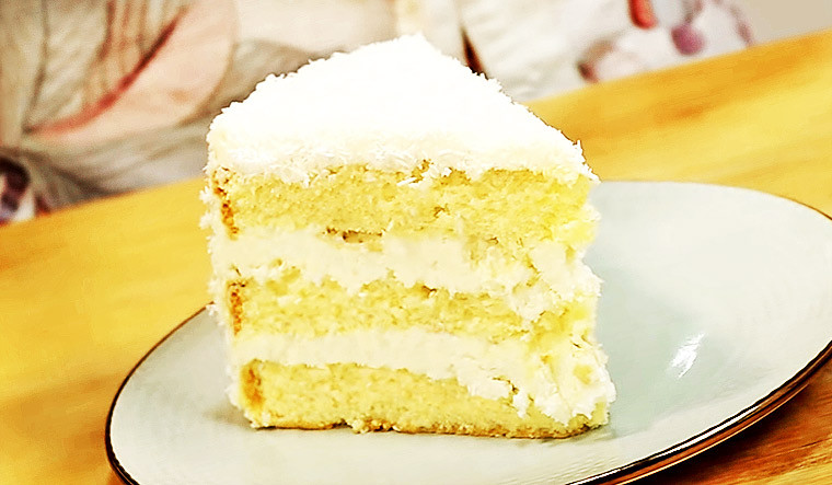 Торт с кокосовым кремом «Рафаэлло»
