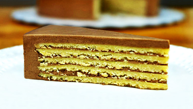 Торт с коржами на сметане «Микадо»