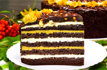 Шоколадный торт «Лакомый кусочек»