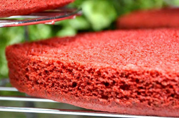 Бисквит для торта «Красный бархат»