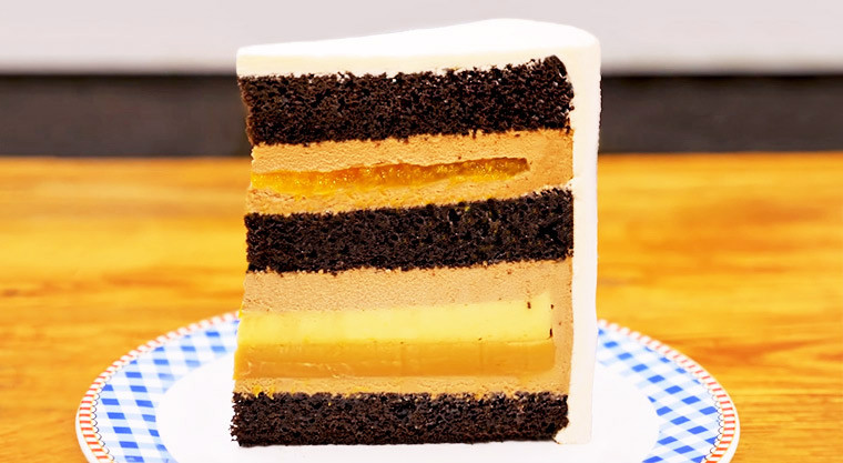 Рецепт Муссовый торт Апельсинка | Рецепт | Вкусные торты, Рецепты тортов, Праздничные десерты
