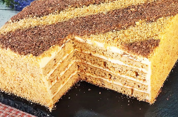 Орехово-медовый торт «Кутузов»