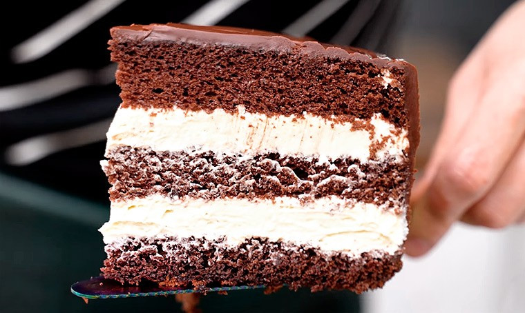 Идеальный шоколадный торт с заварным кремом