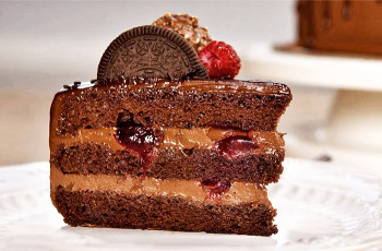 Шоколадный торт «Пряная вишня»