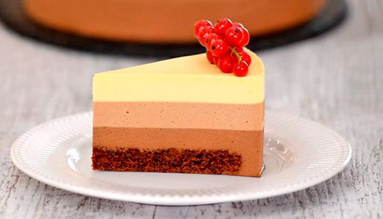 Муссовый торт «Три шоколада»