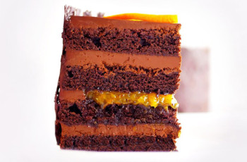 Постный шоколадный торт «Черный принц»