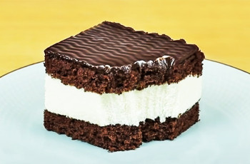 Шоколадный торт «Молочный ломтик»