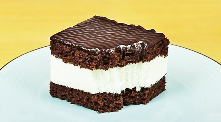 Шоколадный торт «Молочный ломтик»