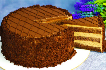 Диетический шоколадный торт «Прага»