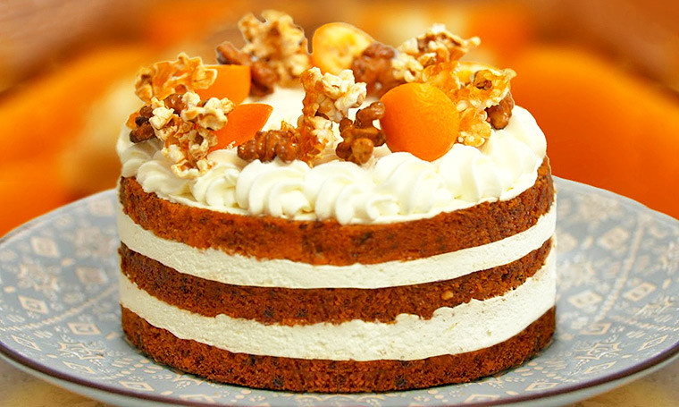 Имбирный торт с апельсиновым мармеладом