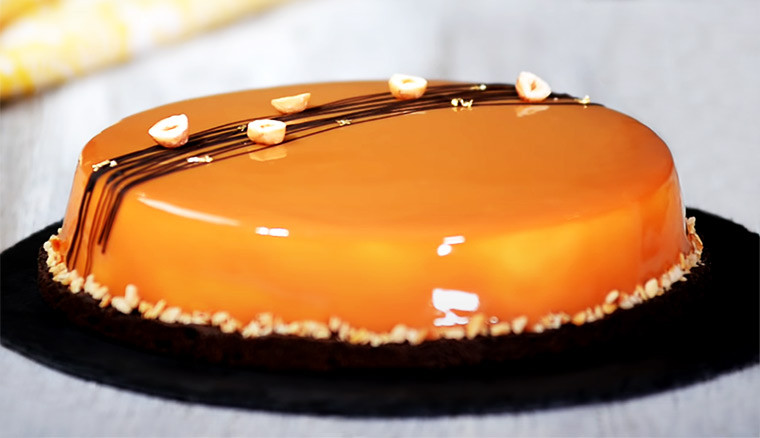 Как сделать зеркальную глазурь для муссового торта
