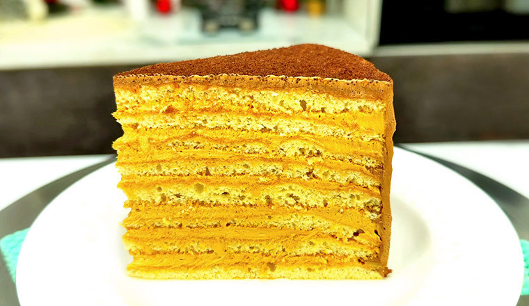 Сливочно-карамельный торт «Коровка»