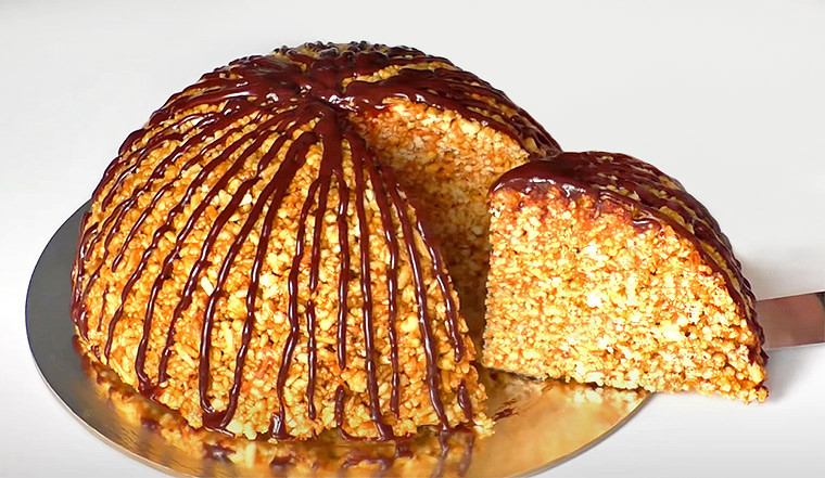 Торт муравейник из печенья со сгущенкой рецепт с фото