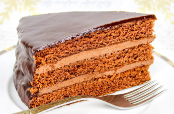 Шоколадный торт с масляным кремом «Прага»