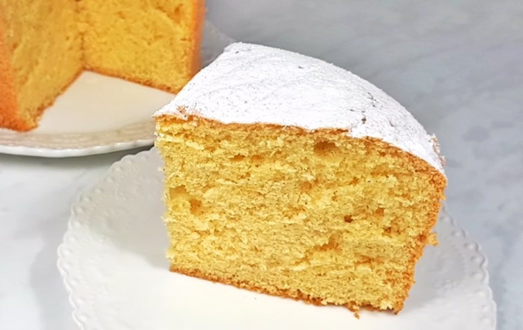 Бисквит для торта из теста на молоке и растительном масле рецепт с фото пошагово