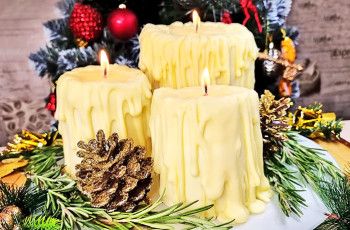 Торт «Рождественские свечи»