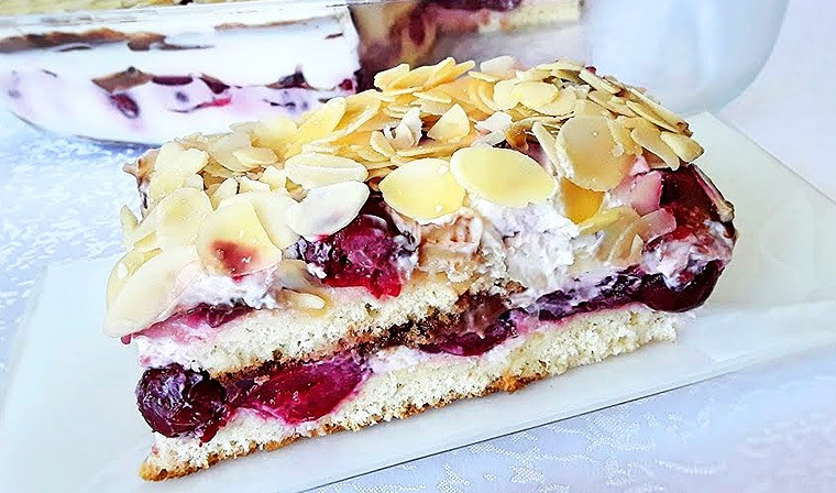 Пирог вишневый с безе, рецепт с фото — вторсырье-м.рф