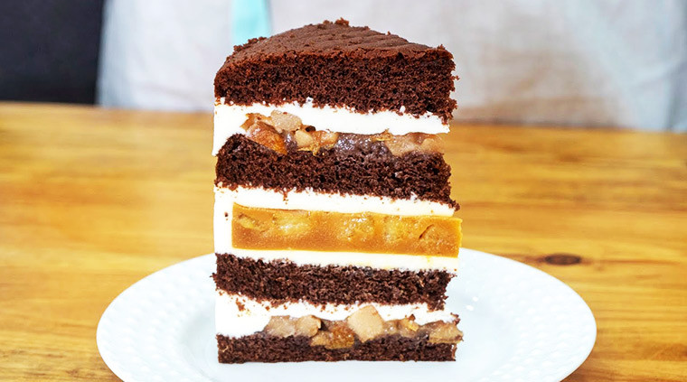 Шоколадный торт «Карамельная груша»