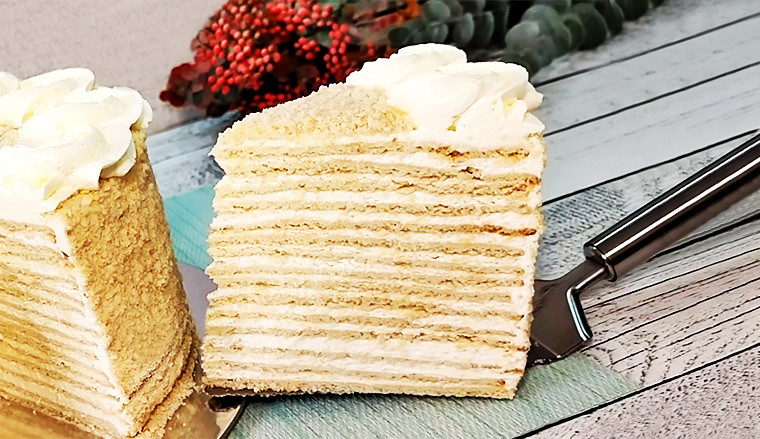 Песочный торт со сливочным кремом «Штефания»