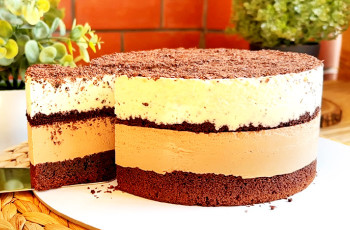 Муссовый торт «Шоколадное мороженое»